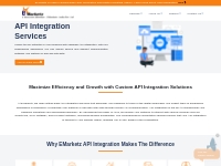 API Integration Service and its development | EMarketz