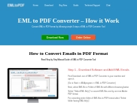 Simple Steps to Convert EML to PDF Format