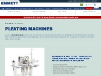 Industrial Pleating Machines - eisenkolb | Emmett Machinery