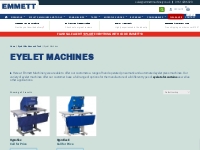 Eyelet Machines - eisenkolb   More | Emmett Machinery