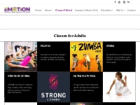 Classes Offered - E-motion Dance   Health Studio - Strovolos, Nicosia,