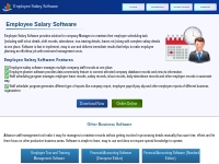 Employee salary software manages payroll shift records attendance leav