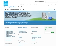  Product Finder | EPA ENERGY STAR