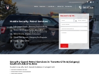 Mobile patrol security services | Cost Effective service in Canada
