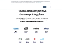 Flexible and competitive domain pricing plans - Enom Web Site