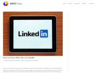 How to Post a New Job on LinkedIn | EntsToday