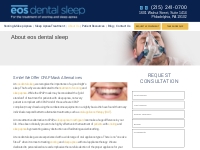About Us | Philadelphia PA | Eos Dental Sleep