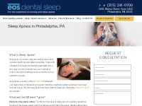 Sleep Apnea | Philadelphia, PA | EOS dental sleep   docero