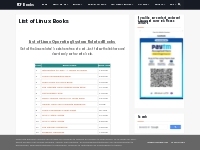 List of Linux Books