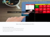 EPOS E-Order Pad | EPOS Plus - EPOS System Online Food Ordering Websit
