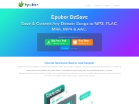 Save & Convert Any Deezer Songs to MP3, FLAC, M4A, MP4 & AAC.