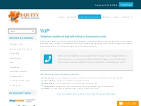 VoIP   Communication Solutions | Equity Technology Partners, Inc. - Lo