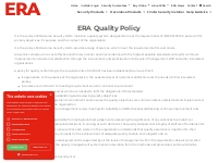 ERA Quality Policy