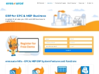 Best ERP Software for EPC Industries and MEP Contractors