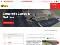 Concrete Gutters   Curb Installation   Repair | Minneapolis, MN