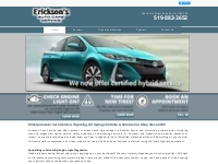 Car Shop Petrolia | Home | Erickson's Auto Care Service