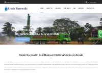 Borewell Drilling Service company in Erode