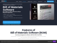 Bill Of Materials (BoM) Software - ERPAG
