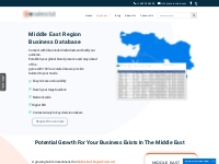 Middle East Region Email List | B2B Middle East Mailing Database