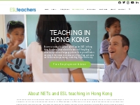 Hong Kong Education | ESL Teachers, Gov. NET Scheme, Visa | ESL Advice