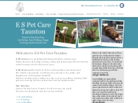E S Pet Care Taunton | Dog Walking Taunton - Dog Boarding Taunton