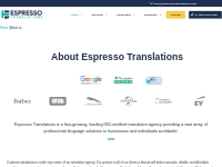 Find Out More About Espresso Translations