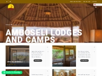 Amboseli Lodges and Camps | Essenia Safaris | African Safaris Kenya Ta