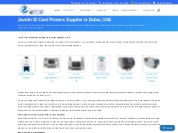Javelin ID Card Printer Supplier in Dubai, UAE - eTop Solution