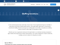 Professional staffing services - Customized staffing services