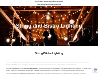 String/Globe Lighting - Eventlightingrental