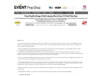 Event Prop Shop | Pricing