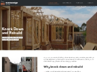 Knock Down and Rebuild, Knock Down Rebuild Melbourne - Evenwedge Homes