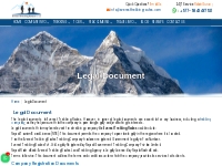 Legal Document Everest Trekking Routes Private Limited