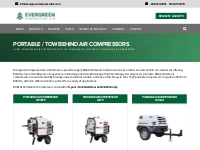 Tow Behind   Portable Air Compressor | Diesel Air Compressor