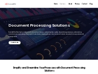 Document Processing Solutions | Evolve BPO