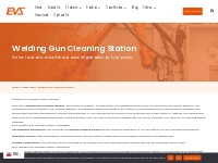 Welding Gun Cleaning Station for Sale - EVS Robot