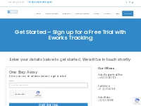 Sign up for a Free Trial with Eworks Tracking