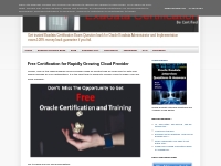 Free Certification for Rapidly Growing Cloud Provider |     Exadata Ce
