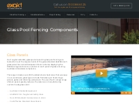 Glass Pool Fencing Components Melbourne  | Exakt Glass