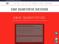 GMAT Quantitative Practice Questions - EPIC Barcelona | TOEFL Barcelon