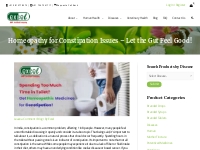 Homeopathy Medicines for Constipation Issues
