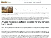 Wood Fence Long Island, NY | Exclusive Fence