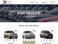 Range Rover Hire - UK Nationwide - Exec 4x4 Hire