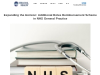 Expanding the Horizon: Additional Roles Reimbursement Scheme in NHS Ge