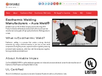 Exothermic Welding Manufacturers AuraWeld®