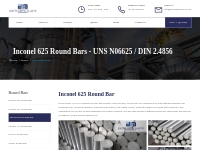 Inconel 625 Round Bar - Exotic Metal Alloys