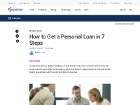 How to Get a Personal Loan in 7 Steps - Experian