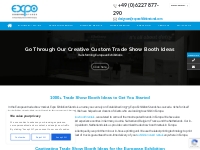 Custom Trade Show Booth Rental Designs Ideas in Europe