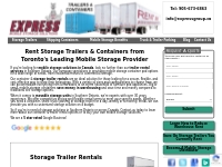Storage Trailers & Container Rentals | Express Mobile Storage