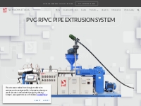 SAI MACHINE TOOLS - RPVC Pipe Extrusion